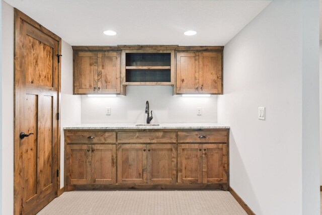 kitchen featuring sink