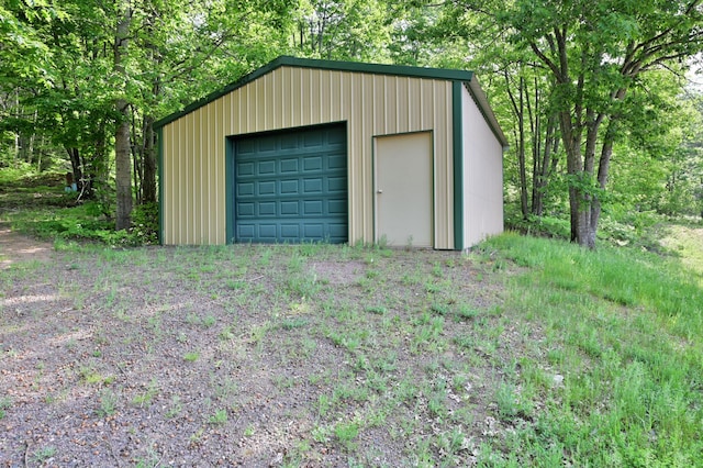 26490 Freedom Valley Dr, Bayview Twp, WI 54891 - view of garage