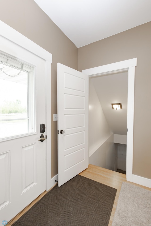16305 57th St SE, Kindred, ND 58051 - entrance foyer featuring dark wood-style flooring