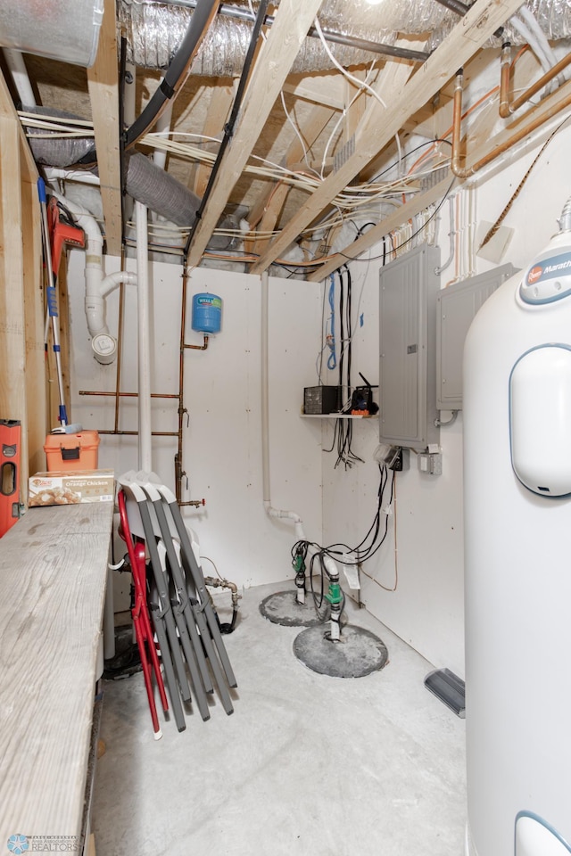 16305 57th St SE, Kindred, ND 58051 - unfinished below grade area featuring electric panel