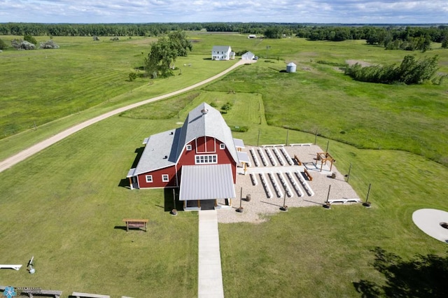 16305 57th St SE, Kindred, ND 58051 - aerial view of sparsely populated area with agricultural land