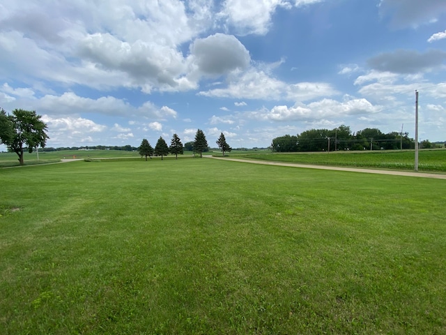 surrounding community featuring a yard