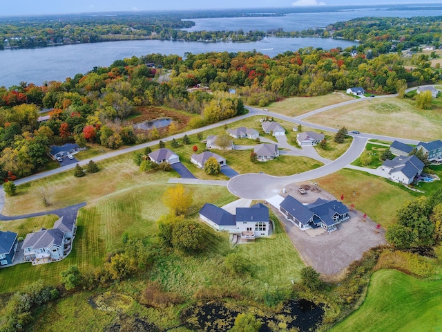 1599 Donway Ct NE, Alexandria, MN 56308 - aerial view of residential area with a large body of water