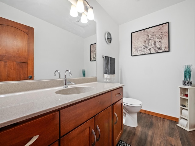 1599 Donway Ct NE, Alexandria, MN 56308 - bathroom with wood finished floors and vanity