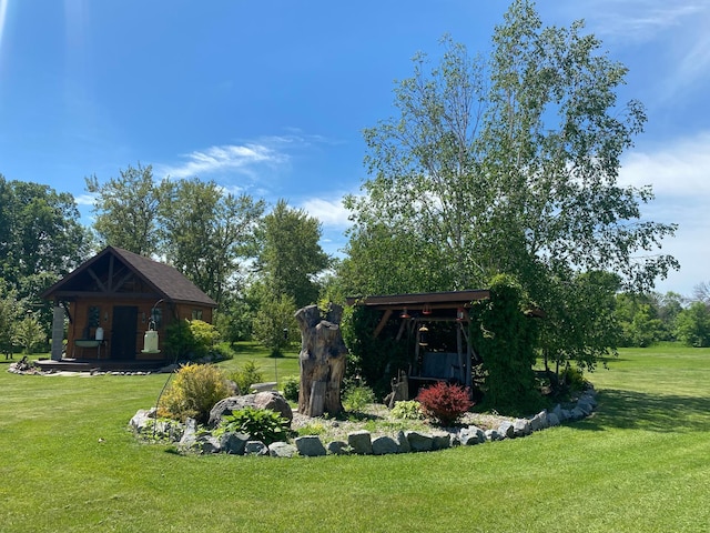 view of yard