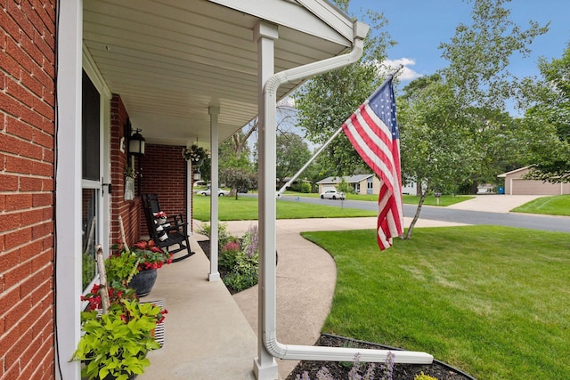9642 Upton Rd, Minneapolis, MN 55431 - porch with a lawn