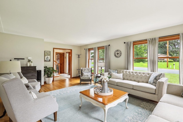 9642 Upton Rd, Minneapolis, MN 55431 - living room featuring light wood-type flooring