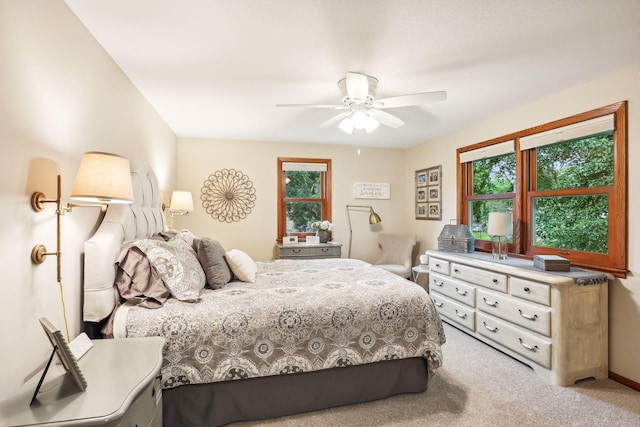 9642 Upton Rd, Minneapolis, MN 55431 - carpeted bedroom featuring multiple windows and ceiling fan