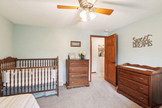 9642 Upton Rd, Minneapolis, MN 55431 - carpeted bedroom featuring ceiling fan and baseboards