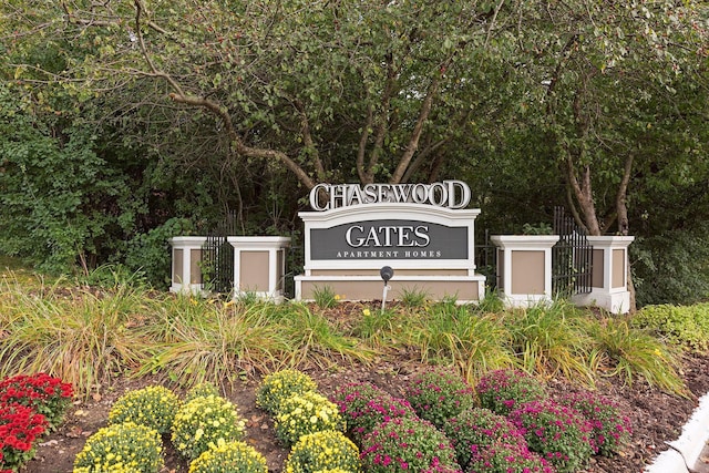 view of community / neighborhood sign