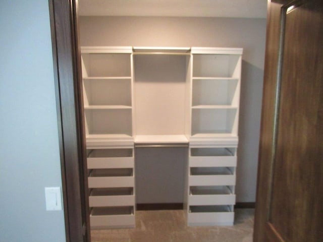 view of closet