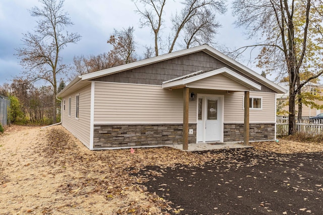 view of front of house