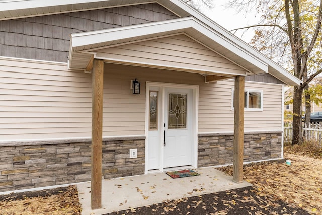 view of property entrance