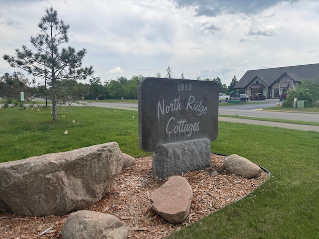 1615 30th St NW Unit 31, Bemidji, MN 56601 - community / neighborhood sign with a yard