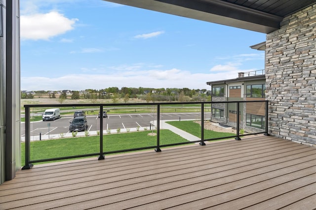 1 Hill Farm Rd Unit 205, North Oaks, MN 55127 - wooden deck with a yard