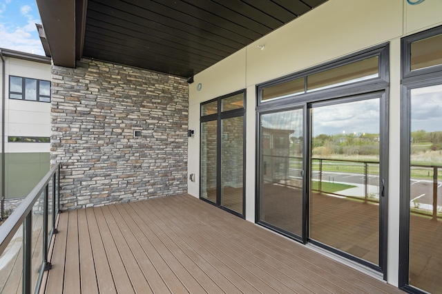 1 Hill Farm Rd Unit 205, North Oaks, MN 55127 - view of wooden deck