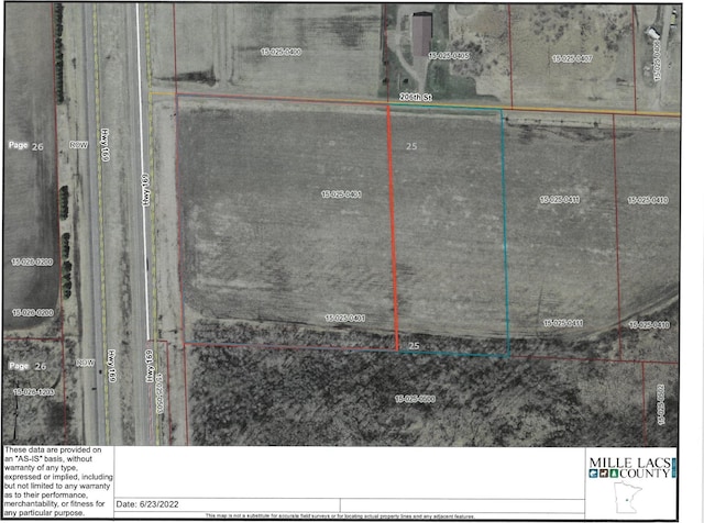 15XYZ 206th St, Milaca MN, 56353 land for sale