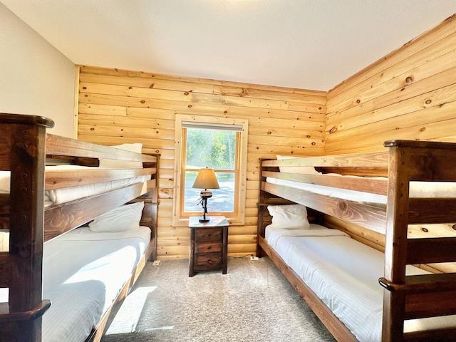 bedroom with carpet floors