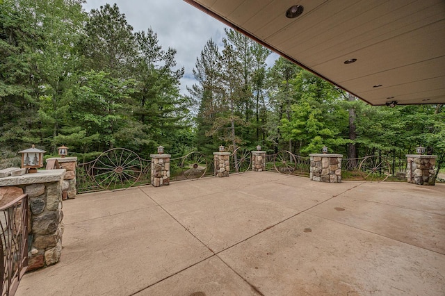 view of patio