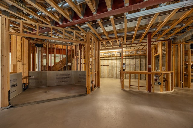 miscellaneous room featuring concrete flooring