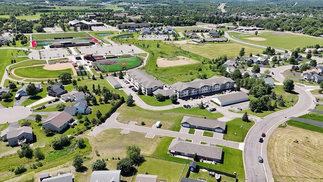 birds eye view of property featuring a residential view