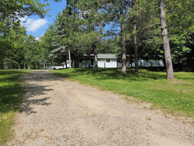 view of road