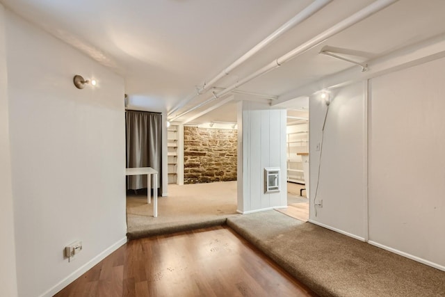 interior space featuring hardwood / wood-style flooring