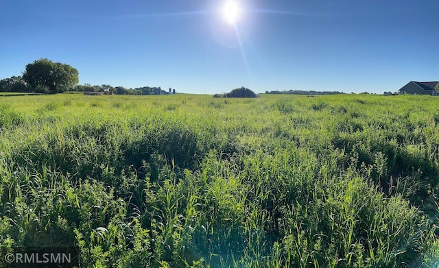 view of landscape with a rural view