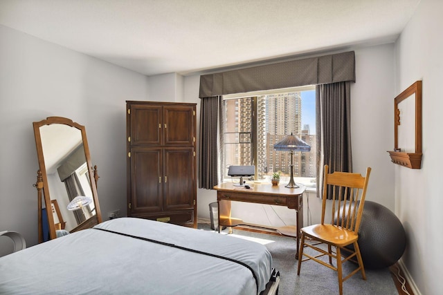 bedroom featuring carpet floors