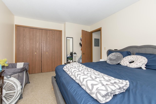 1600 Roundhouse Cir, Shakopee, MN 55379 - carpeted bedroom with electric panel and a closet