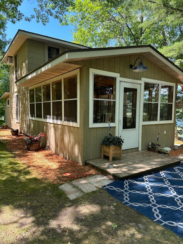 view of rear view of house