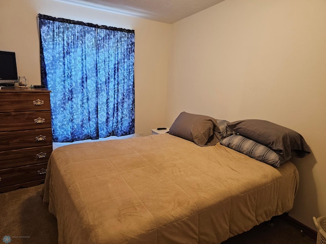 bedroom featuring carpet flooring