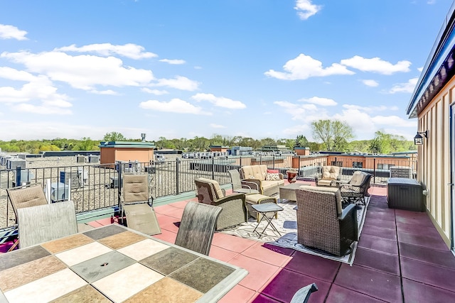 view of patio / terrace with outdoor lounge area