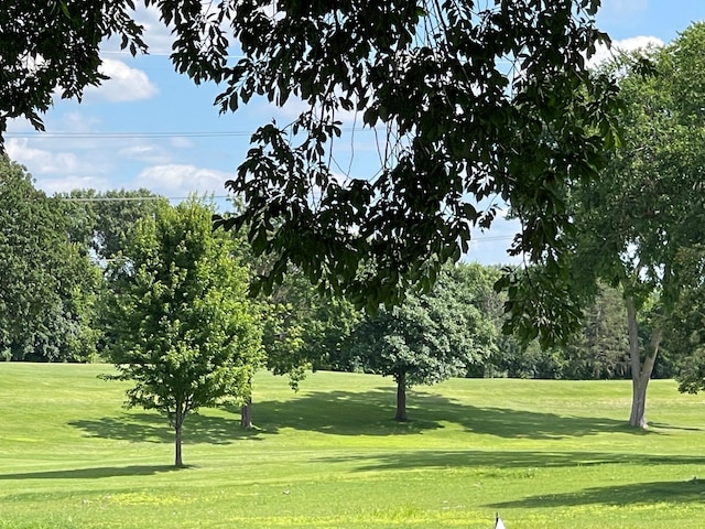 surrounding community featuring a lawn