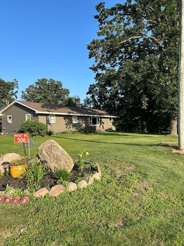 view of yard