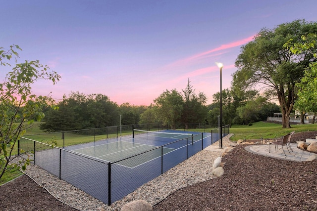 view of tennis court