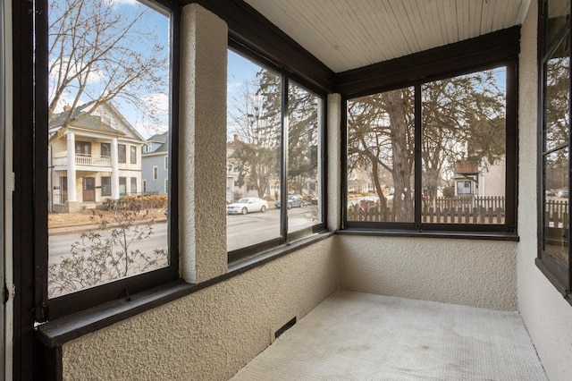 sunroom featuring plenty of natural light