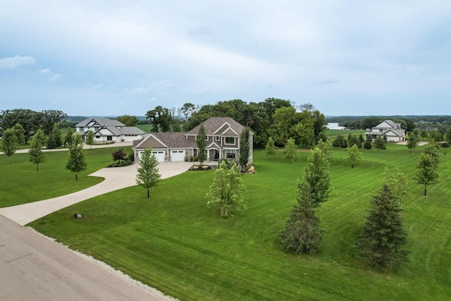 exterior space featuring a lawn