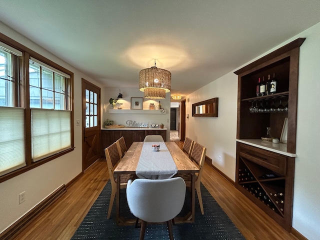 1324 Ridgeview Dr, Montevideo, MN 56265 - dining room featuring dark wood finished floors