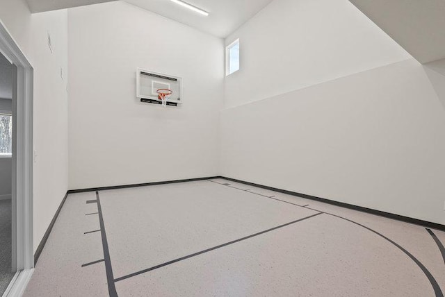 view of basketball court with basketball court