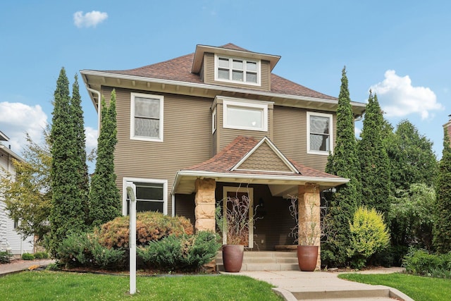 2410 Irving Ave S, Minneapolis, MN 55405 - american foursquare style home with a shingled roof