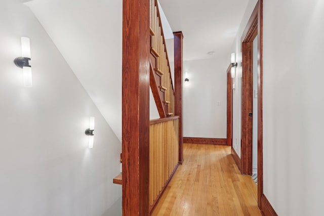 2410 Irving Ave S, Minneapolis, MN 55405 - hallway with light wood-style floors and baseboards