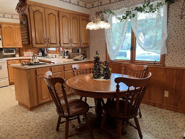 view of dining area