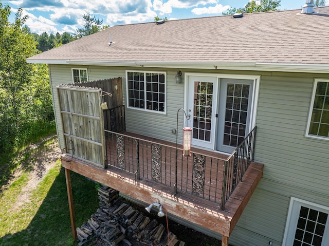 view of deck