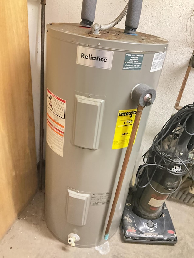 utilities with electric water heater