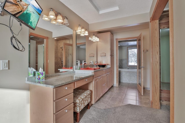 10834 178th Cir NW, Elk River, MN 55330 - bathroom with tile patterned floors and vanity