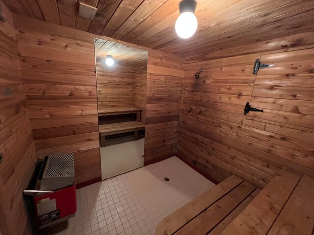 10834 178th Cir NW, Elk River, MN 55330 - sauna / steam room with wooden walls and wooden ceiling