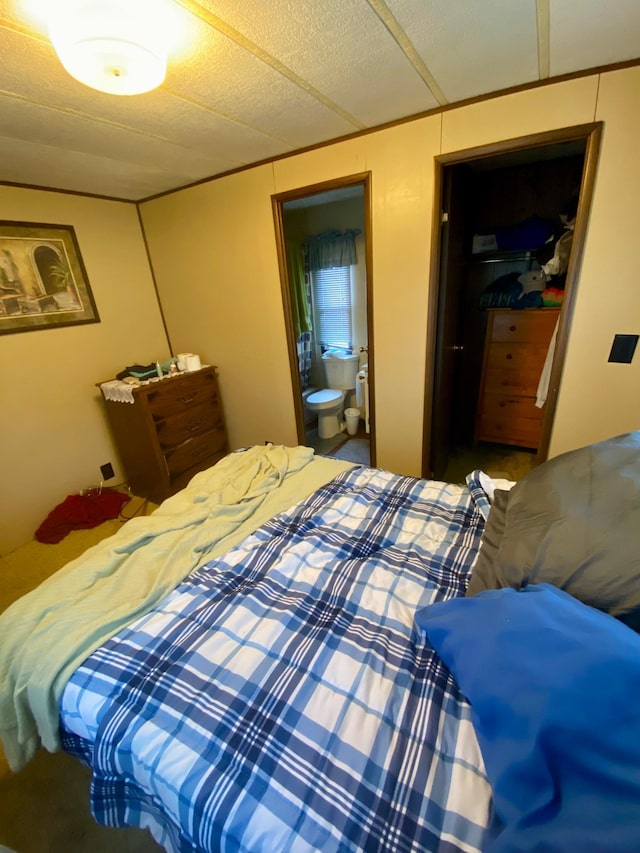 bedroom with ensuite bath