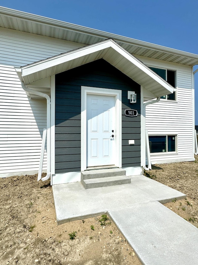 view of entrance to property