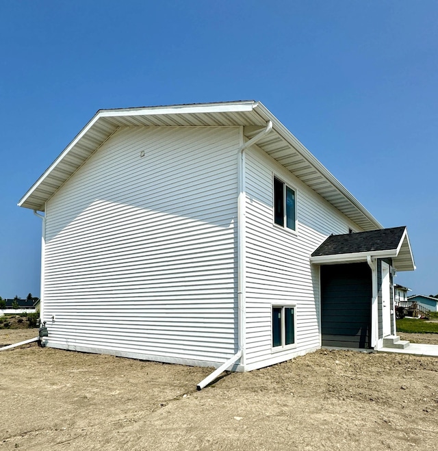 view of side of property